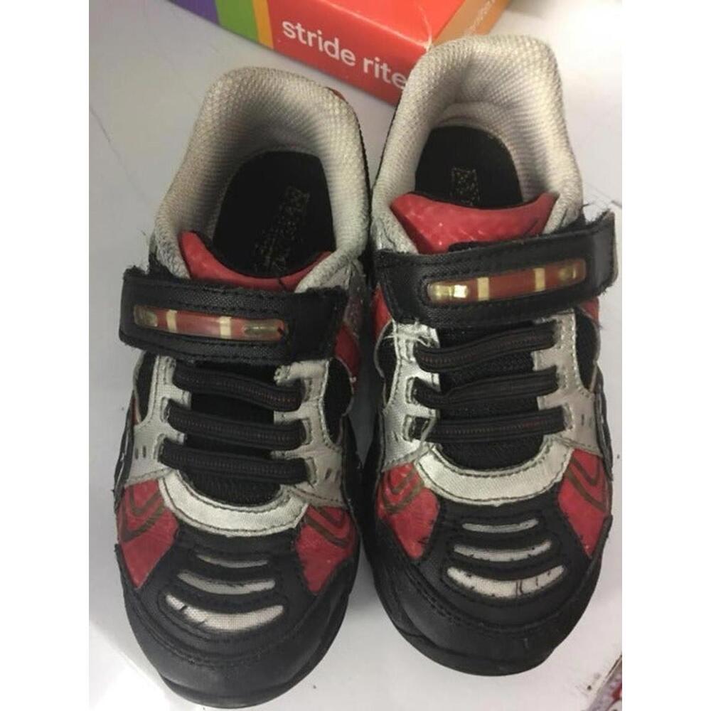 Stride Rite Kids Athletic Red Fire Truck Shoes